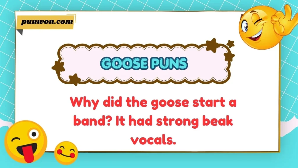 Goose Puns