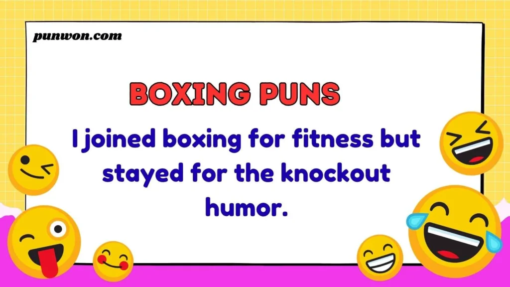 Boxing Puns