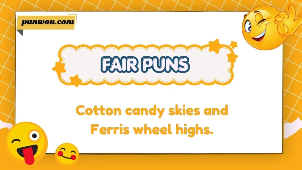 Clever Fair Puns for Instagram