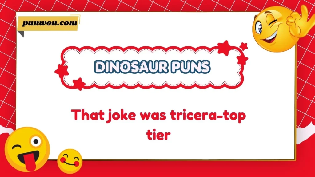 Dinosaur puns one liners