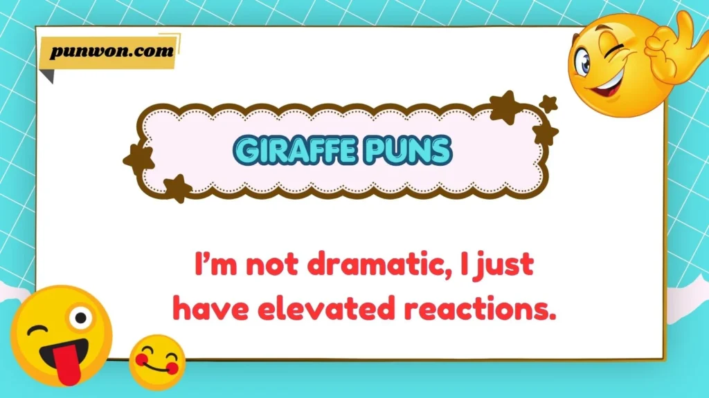 Giraffe Puns