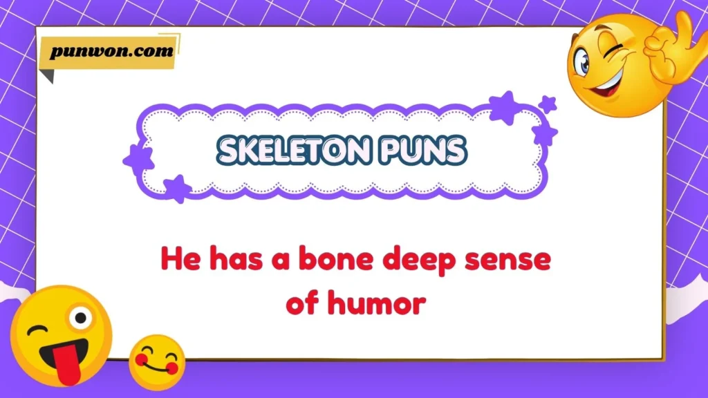 Skeleton puns Sans