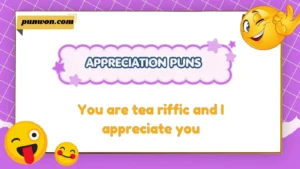 appreciation puns
