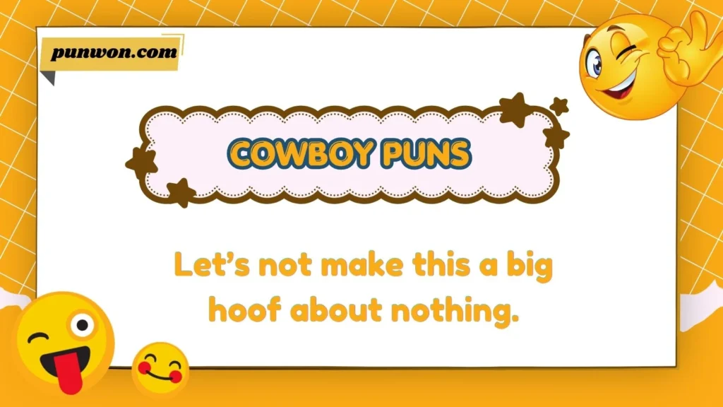Cowboy Puns