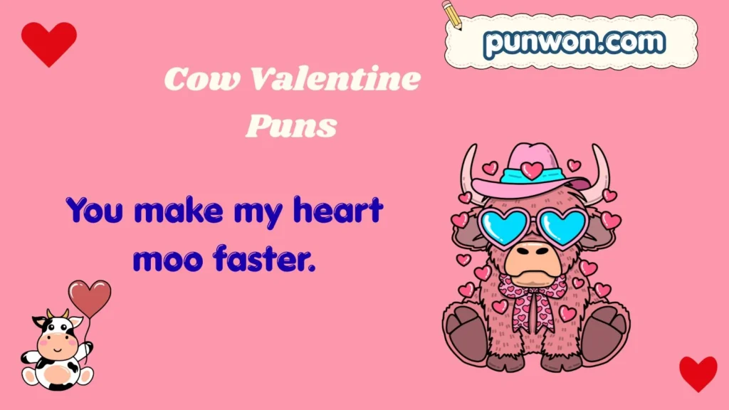 Cow Valentine Puns